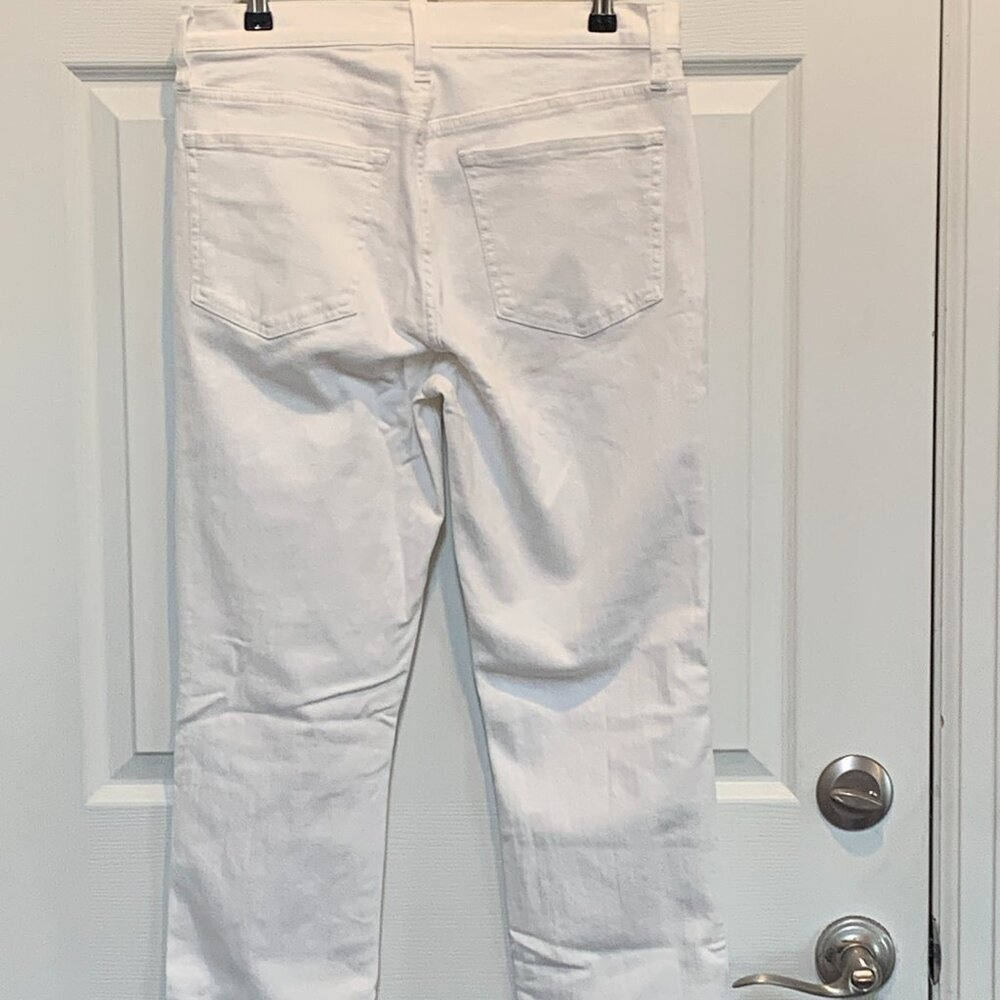 J. Crew Wm's 9" vintage slim-straight jean in white Sz 29 NWT#589 - Picture 7 of 8